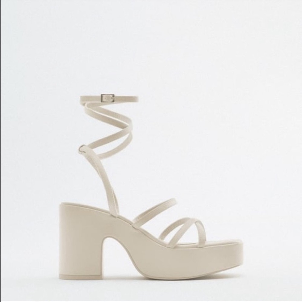Zara chunky heel